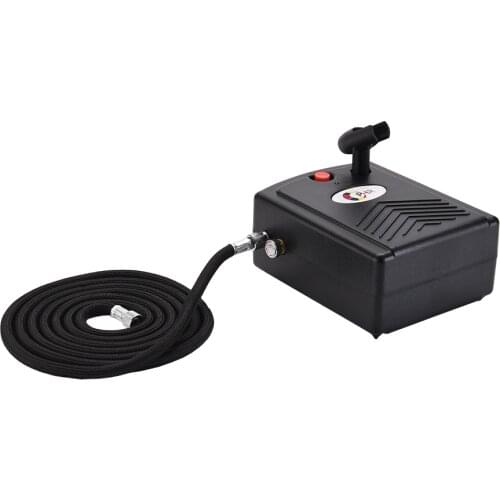 OPHIR 12V DC Mini Air Airbrush Compressor for Hobby Cake Decoration Tattoo Paint #AC034