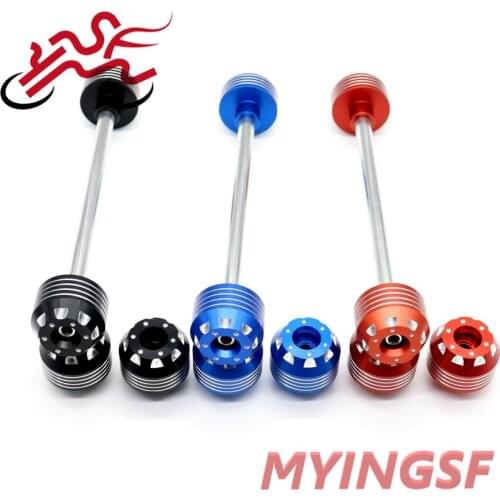 Motorcycle Swing Arm Wheel Protector For YAMAHA YZF-R6 2003 2004 2005 Front Axle Fork Crash Slider CNC