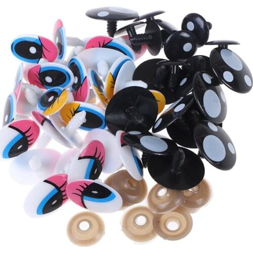 10pcs DIY Doll Cartoon Eyes Safety Eyes for toys Handmade Doll Eye Children Dolls Stuffed Animal Crafts Puppet Accessories
