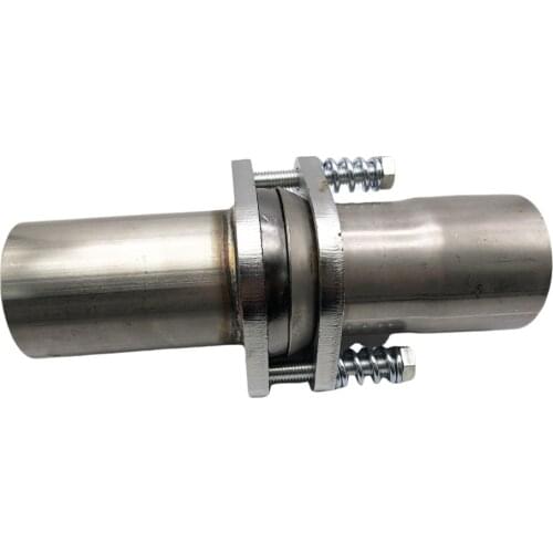 2.5" ID Stainless Exhaust Spherical Joint Spring Flange Pipe Repair