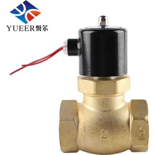 2inch Air Magnet Valve 12V 24V 220V Brass High-pressure Steam Solenoid Valves