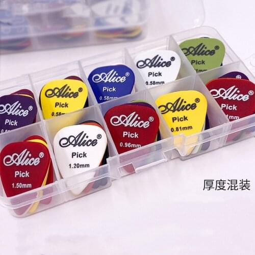 20/50Pcs/Set Electric Guitar Pick Acoustic Music Picks Plectrum 0.58/0.71/0.81/0.96/1.20/1.50mm Thickness Guitar Accessories