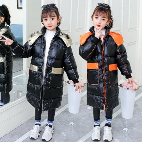 Cute Toddler Kids Baby Girls Overcoat Woolen Horn button lattice Long coat For Girl Outerwear Winter Warm Clothes Snowsuit