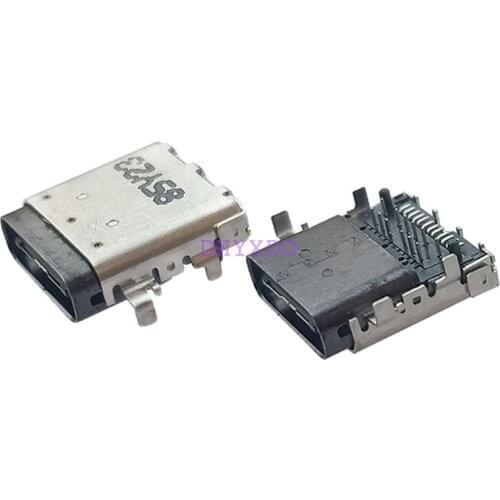 2pcs USB 3.1 Type C Female Connector Socket receptacle For Lenovo thinkpad x1 tablet Type-c Charging port socket