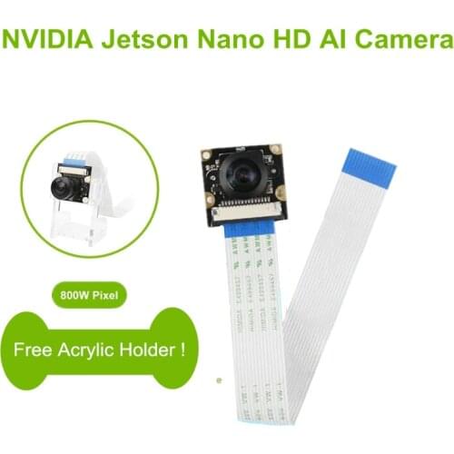 NVIDIA Jetson HD AI Camera Module 800M CSI Interface IMX219 Compatible with NANO and Xavier NX Free Acrylic Bracket Case