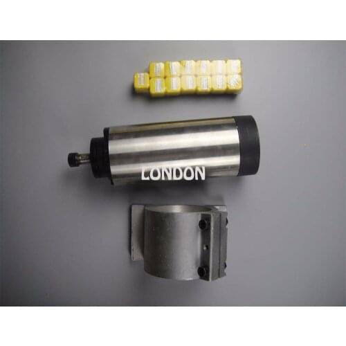 Cnc spindle kit ER11 air cooling 1.5KW spindle with 4 pieces bearing + 13 pieces ER11 collet+ 1 piece spindle support