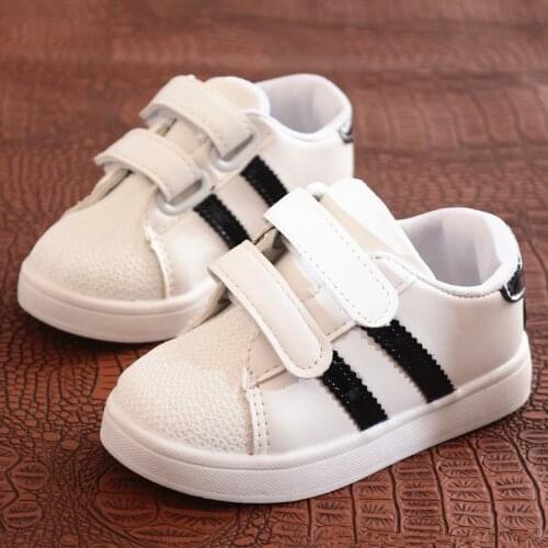 Baby Shoes Boys Sneakers Toddler Girls Shoes For Children PU Leather Flats Fashion Infant Soft Kids Casual Shoes Sapato Infantil