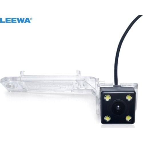 LEEWA Car Parking Rear View Camera With LED Light For Volkswagen Touran/Caddy/Jetta(Sagitar)/Golf Plus/Passat B6/T5 Transporter