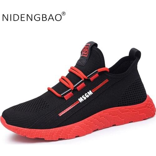 High quality Men Shoes Breathable Running Shoes For Men Outdoor Lightweight Lace Up Sneakers Mesh Sport Shoes Zapatillas Hombre
