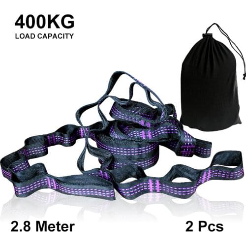 Nylon Parachute Hammock Carabiners Outdoor Portable Camping Ropes Light-Weight