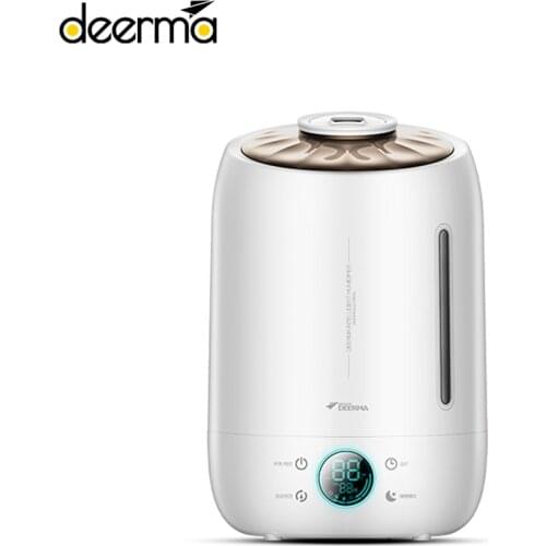 Original Deerma Household Air Humidifier Air Purifying Mist Maker Timing With Intelligent Touch Screen Adjustable Fog Quantity