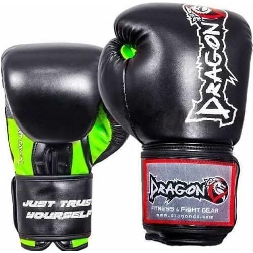 Kick Boxing Red Dragon Warrior Sports Leather Gloves Tiger Muay Thai Boxing Pads Fighting Women Men SandaThai Glove Box MMA