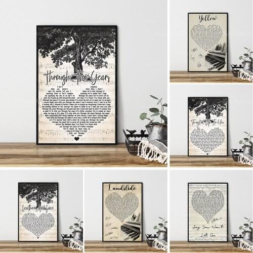 Memory lyrics poster, the best gift ever, song lyrics print, song lyrics poster, lyrics wall art, music poster, home decoration