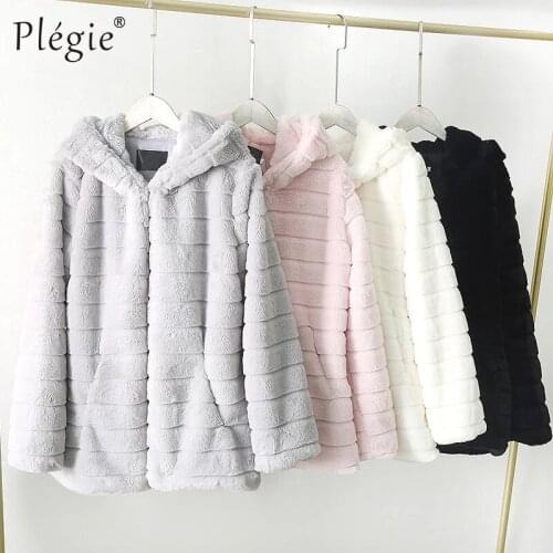 Шубы с капюшоном Plegie China At AliExpress