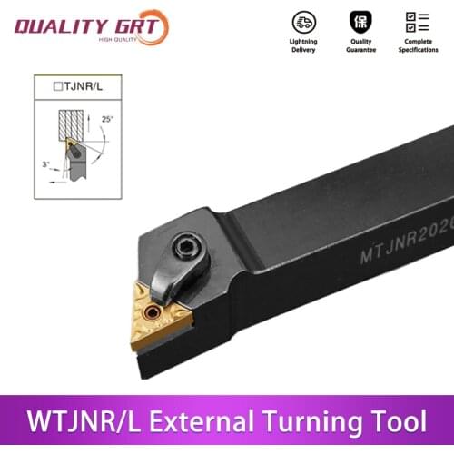 Q.Grt MTJNR1616H16 MTJNR2020K16 MTJNR2525M16 External Turning Tool Holder TNMG1604 Carbide Inserts Lathe Cutting CNC Tools Bar