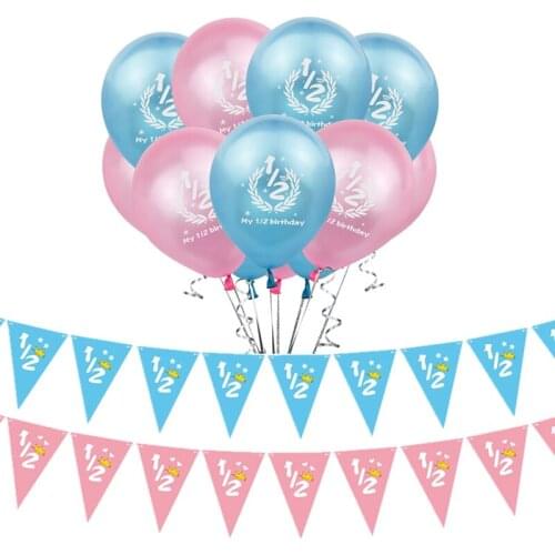 10pcs Balloons 12inch Latex Confetti Balloons Birthday Party Baby Shower Gender Reveal Bunting Banner Party Balloons Decorations