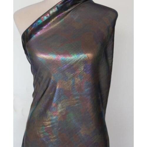 Cosplay Chiffon Fabric Bronzed craft fabric shiny costume dress DIY