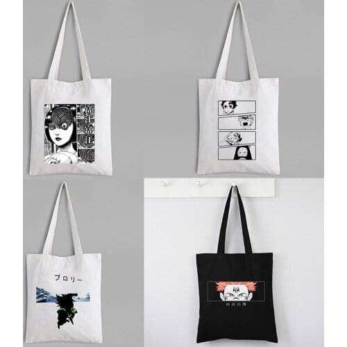 Anime Japanese Harajuku Manga Ren Honjo Handbags Shoulder Bags Casual Shopping Girls Handbag Women Canvas Bag New Red