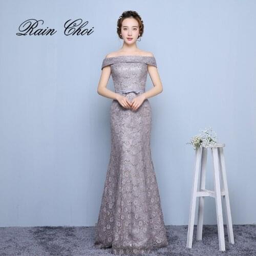 Mermaid Long Evening Dress Vestido De Festa Elegant Long Party Prom Gown 2020