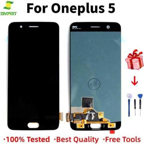 Lcd For One Plus 5 LCD A5000 Touch Screen Digitizer AssemblyDisplay with Frame Replacement For Oneplus 5 1+5 LCD Screen