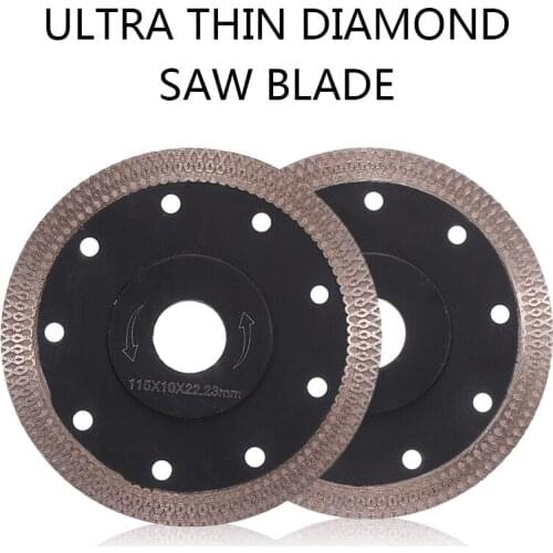 1pc 4.5inch 115mm Circular Diamond Saw Blade Wet Dry Porcelain Tile Thin Black Cutting Discs Blades For Marble Granite Stone