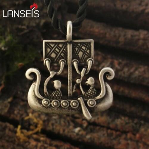 1pcs SDrakkar Ship Viking Norse Long Boat Pendant - Viking Ship - Dragonsoul jewelry Warrior, Boat, Talisman necklace