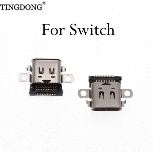 10PCS For NS NX Original New USB Type-C Charging Socket Port Power Connector for Nintendo Switch Console