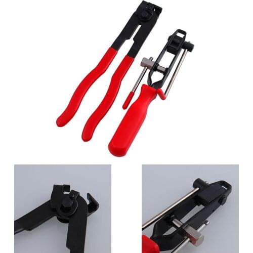 2pcs CV Joint Starter Clamp Pliers Multi-Function Band Banding Hand Tool Automobile CV Joint Boot Clamps Pliers Car Banding Tool