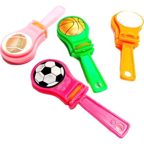 36 pcs Mini Ball Sound Clappers 7cm Football Basketball Socceer Birthday party Favor toys Pinata Carnivals Clicker Sound Maker