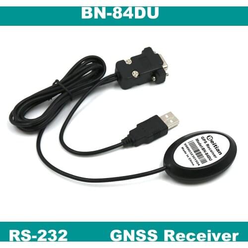 BEITIAN Ubx M8030-KT GNSS New DB-9 Female+USB 2.0 Male Magnetic bottom waterproof IP67 RS-232 level GLONASS GPS receiver BN-84DU