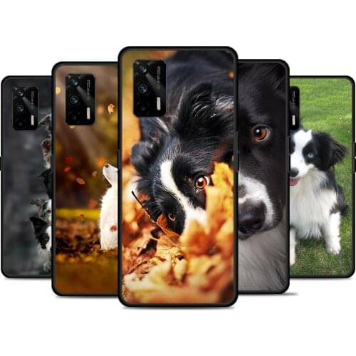 Border Collie Dog For Realme 8 GT Neo Flash Edition Explorer Master Q3 Pro Narzo30 C21 C20 C11 C20A C21Y Phone Case