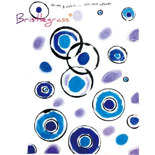 BRISTLEGRASS Wooden Jigsaw Puzzles 500 1000 Pieces Circles Wassily Kandinsky Educational Toy Collectibles DIY Painting Art Decor