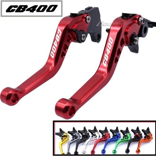 For HONDA CB400 CB 400 Motorcycle Accessories CNC Short Brake Clutch Levers