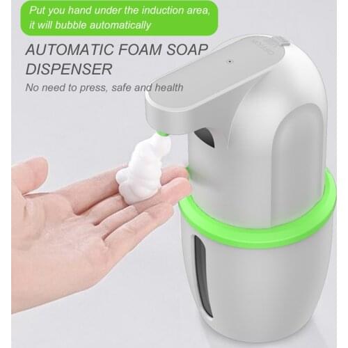 IR Sensor Electric Automatic Foam Soap Dispenser Rechargeable Adjustable Hands Free Touchless Foaming Wall-mounted Soap Machine