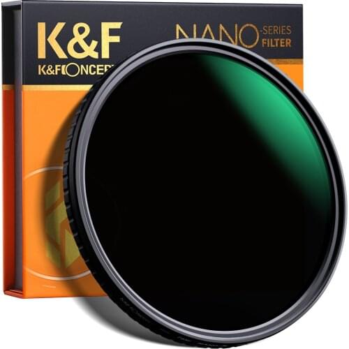 K&F Concept ND8-ND128 58/67/72/77mmNeutral Density Filter Slim Fader Graduated ND Filter for Camera Nikon Canon Lens NO X Spot