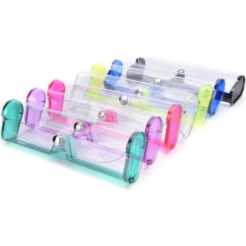 Kawaii PVC Glasses Box protable Eyewear Boxes Cute Girls Transparent Glasses Case