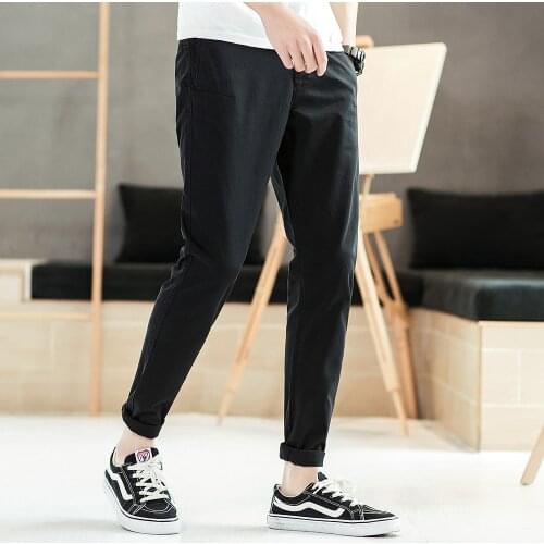 Мужские модные брюки LUYZJZEN China At AliExpress