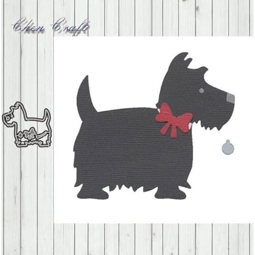 Cute dog Metal Cutting Dies Stencil Scrapbook Album Embossing For Gift Card Making Handcrafts 2019 new