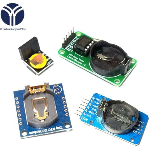DS3231 AT24C32 IIC Module DS1302 Precision Clock Module DS1307 Memory module mini module Real Time 3.3V/5V For Raspberry Pi