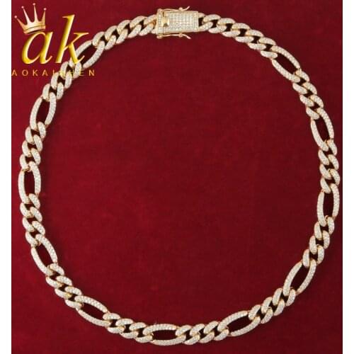 10mm Gold Color Necklace Rock Hip Hop Style Mens Jewelry