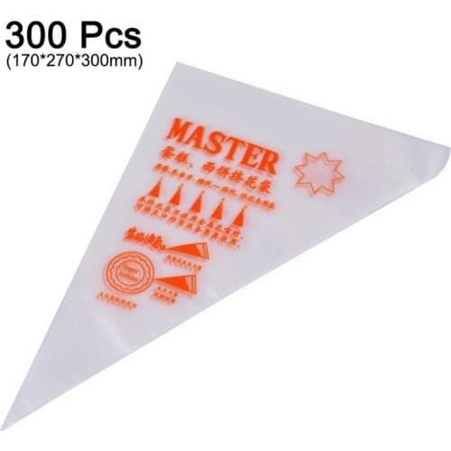 1/5/100PCsSilicone Kitchen Icing Piping Cream Pastry Bag With 6 Stainless Steel Nozzle DIY Decorating Tips Set #1