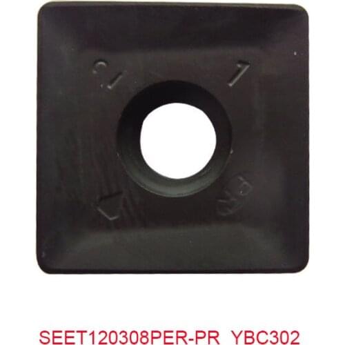 Original SEET 120308 PER-PR SEET120308PER-PR YBC302 YBG102 YBG302 YBM351 Milling Cutter CNC Turning Inserts 10 pcs/lot