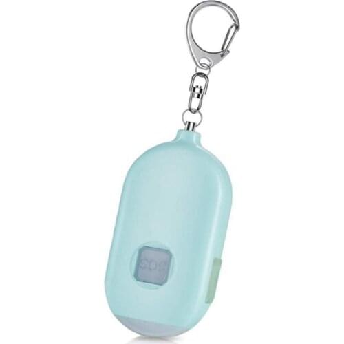 Rechargeable Emergency Sound Alarm,130 DB Loud Emergency Personal Siren Ring with LED Light,for Women,Kids,Elderly,Etc