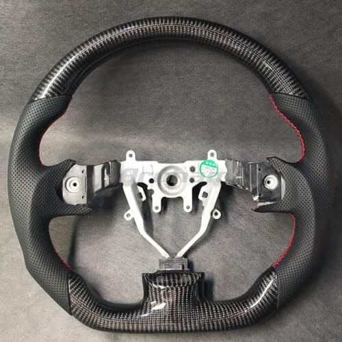 Flat Carbon Fiber Steering Wheel For Subaru Forester 2008-2012 Impreza 2008-2011 Legacy 2008-2010 Exiga 2