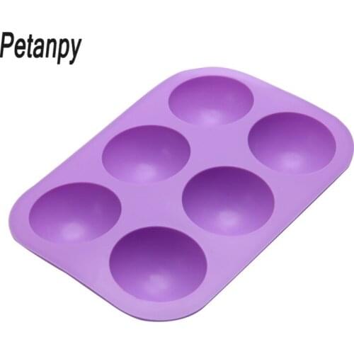 Silicone Half Ball Sphere Mold Chocolate Cupcake Cake Mold DIY Baking Decorative Cake Mould Bakeware Tool