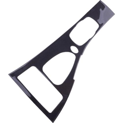 Car Black Carbon Fiber Central Console Gear Shift Panel Cover Trim LHD Fit For BMW E92 M3 2007 2008 2009 2010 2011 2012 2013