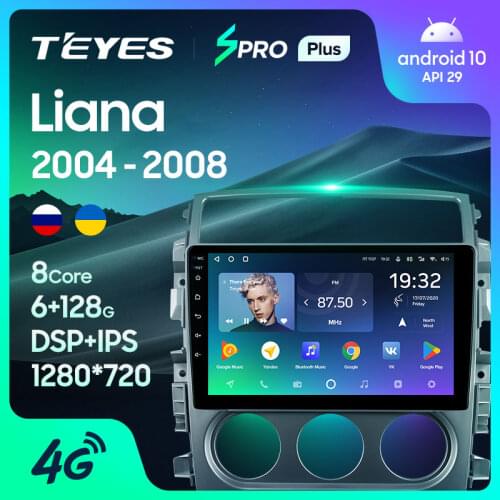 TEYES SPRO Plus For Suzuki Liana 1 2004 - 2008 Car Radio Multimedia Video Player Navigation Android 10 No 2din 2 din DVD