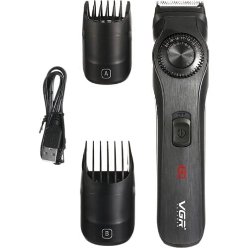 VGR V-028B Hair Trimmer Adjustable Trimming Hair Clipper Cordless Haircut Shaver Beard Shaver Machine