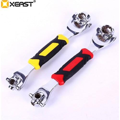 XEAST 48 in 1 Torque Wrench Multitools Tiger Key Tiger Wrench Tool Set Universal Key Multitool Socket Spanner Auto Repair Tool