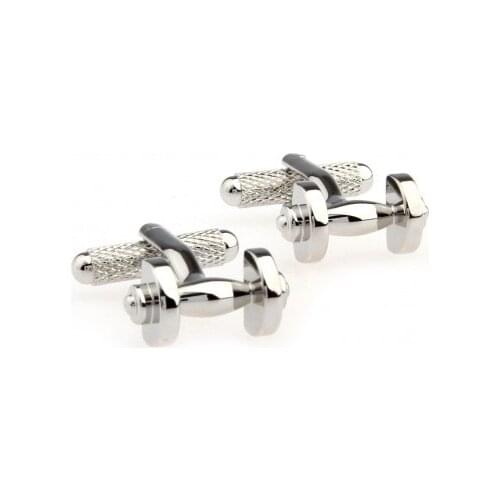Dumbbell Cufflink Cuff Link 2 Pairs Free Shipping Promotion